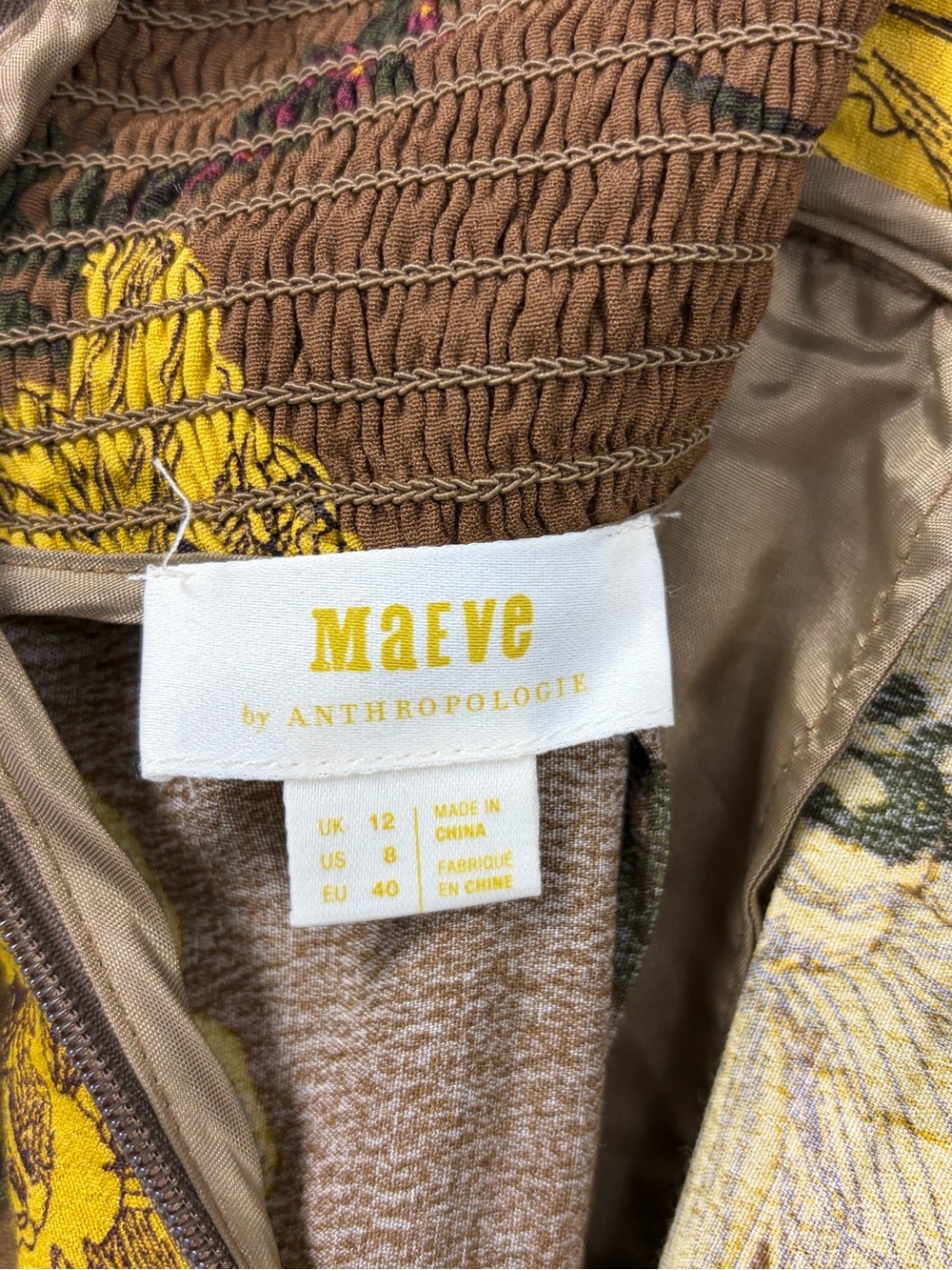Maeve by Anthropologie Bohemian Terrace High Rise Wide Leg Floral Pants Size 8 - Picture 6 of 8